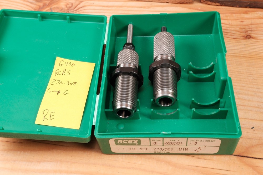 G450 RCBS 270-308 Group G Reloading Dies 270/308