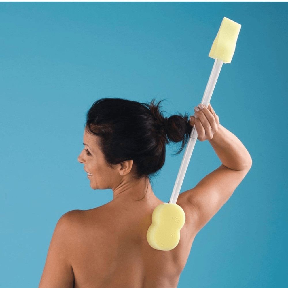Sammons Preston Bath Shower Sponge & Toe Washer Combo
