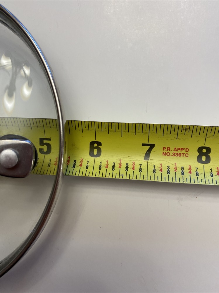 KitchenAid 5” Red Rubber Handle Round Replacement Lid 5” Diameter See Pics