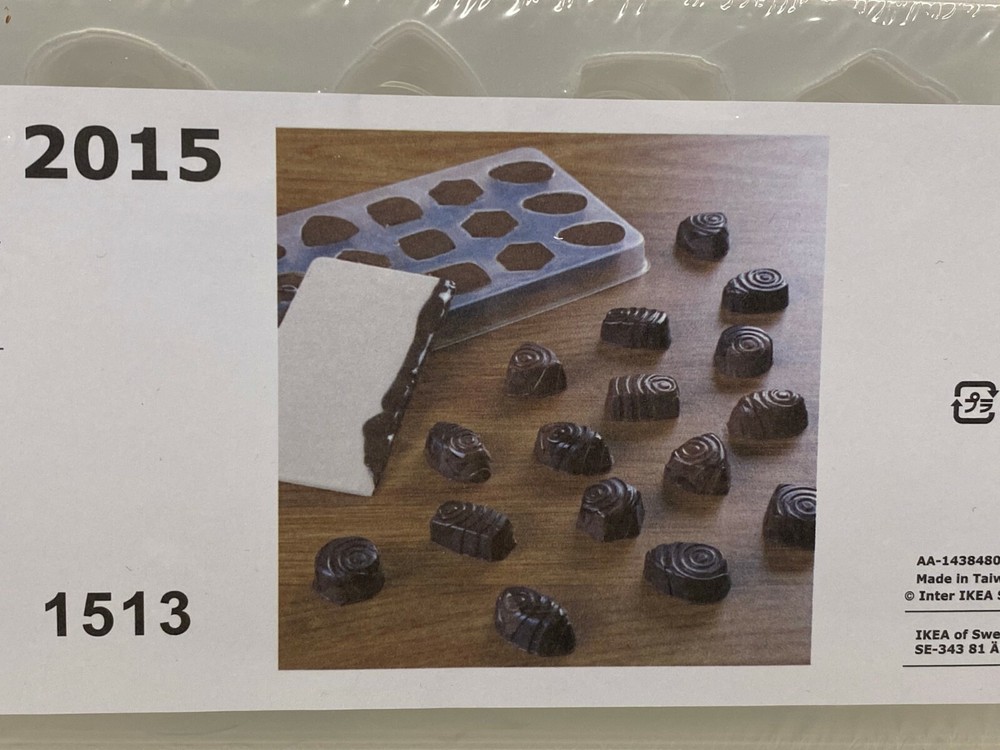 Ikea VINTER 2015 molds for chocolate 4 Pieces NEW