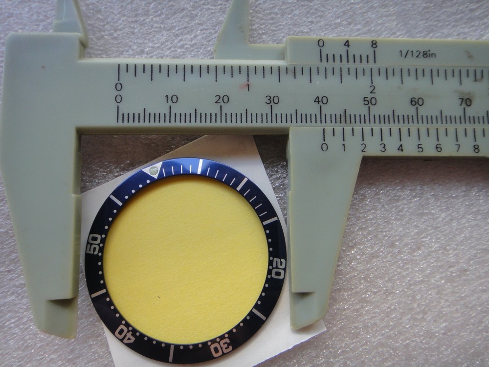 Genuine ORIS Top Bezel Insert Ring Diver 7609 Ø 47mm Small Second Blue