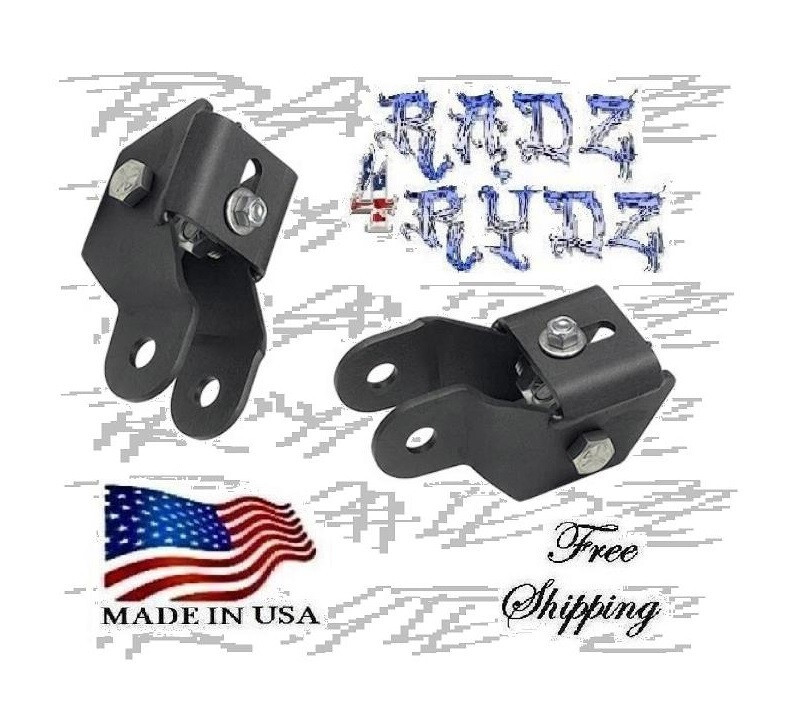 2009-2018 Ram 2500 3500 Rear Shock Extender Extensions Brackets for Lowering Kit