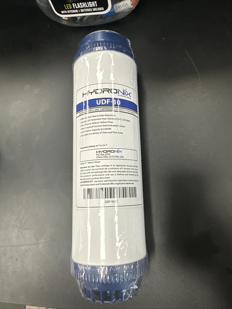 HYDRONIX Water Filter UDF-10C100E Water Softening