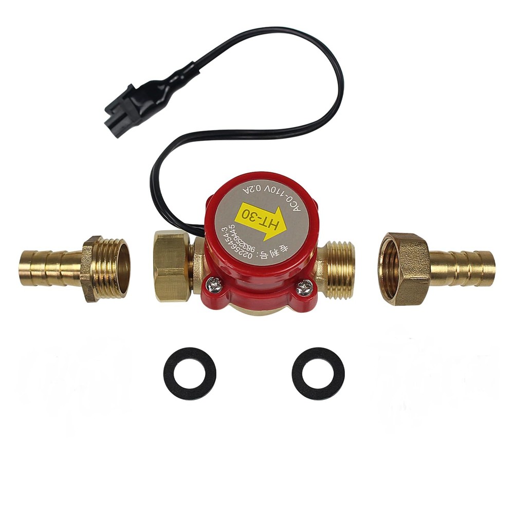 Water Flow Sensor Switch for CO2 Laser Tube Protecting Caliber 10mm 3/4" Thread