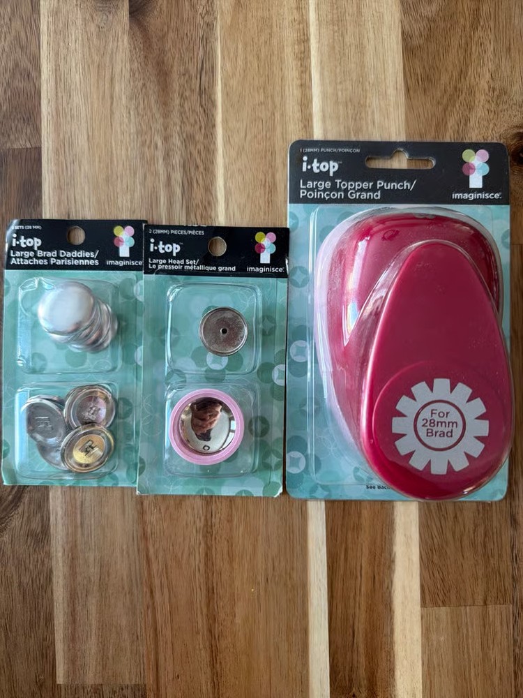 iTop Custom Brad Maker with Punches and Brad Daddies