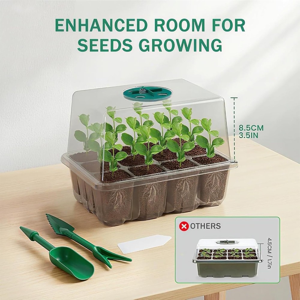 Smart Seed Starter Kit with Full Spectrum Light