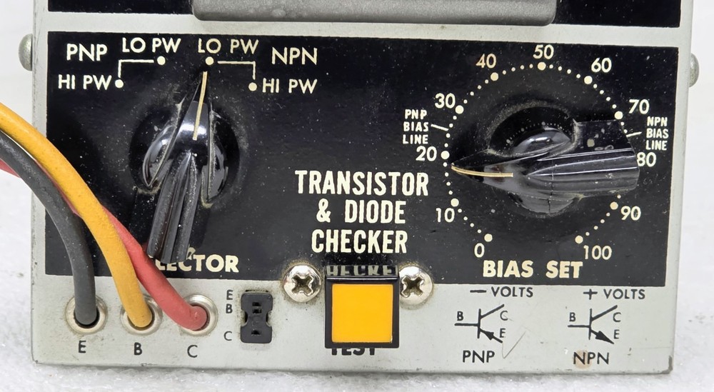 Vintage Sencore TR115 Transistor and Diode Checker