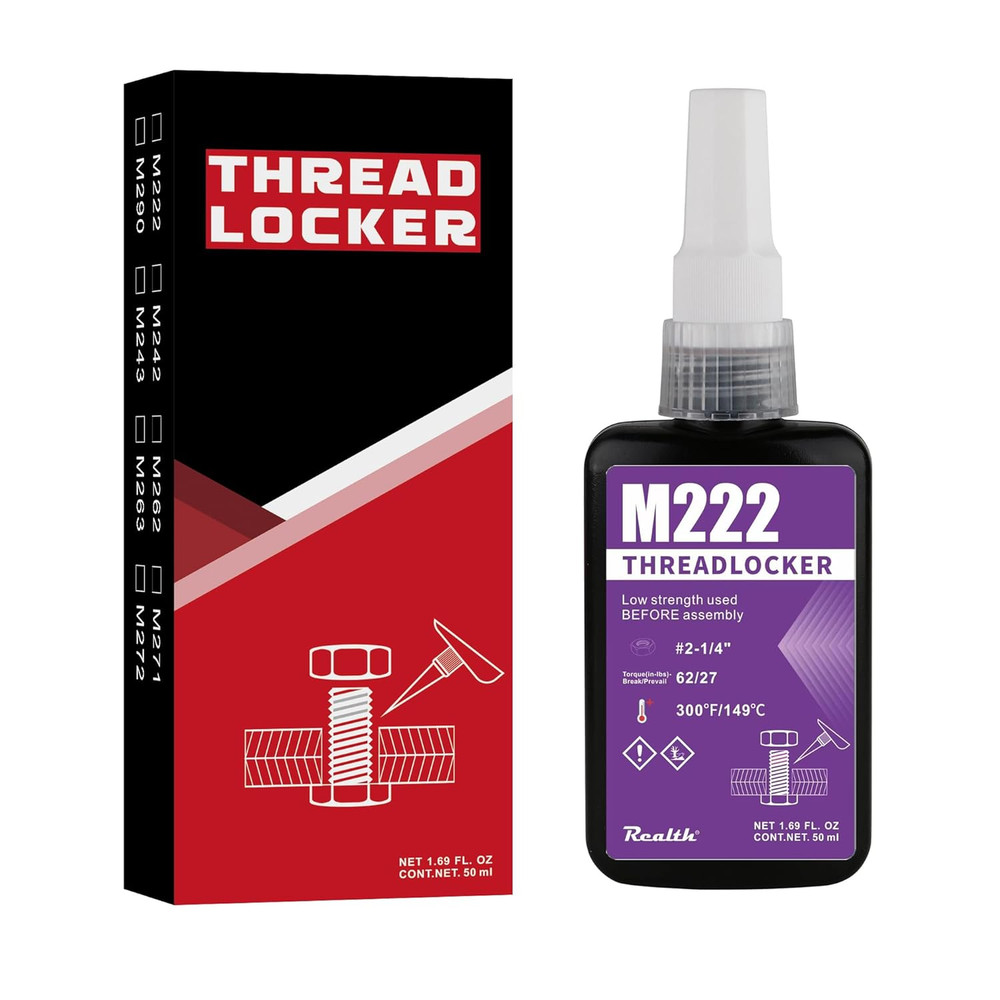 Threadlocker M222 Purple 50ml Low Strength, Thread Locker Lock Tight
