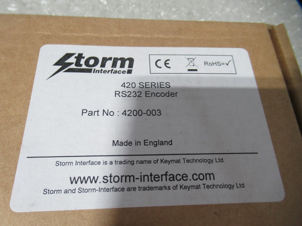 Storm 420 Series RS232 Encoder 4200-003 *BRAND NEW*