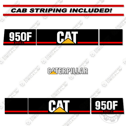 Fits Caterpillar 950F Decal Kit (Series 2) Front End Loader Equipment Decals