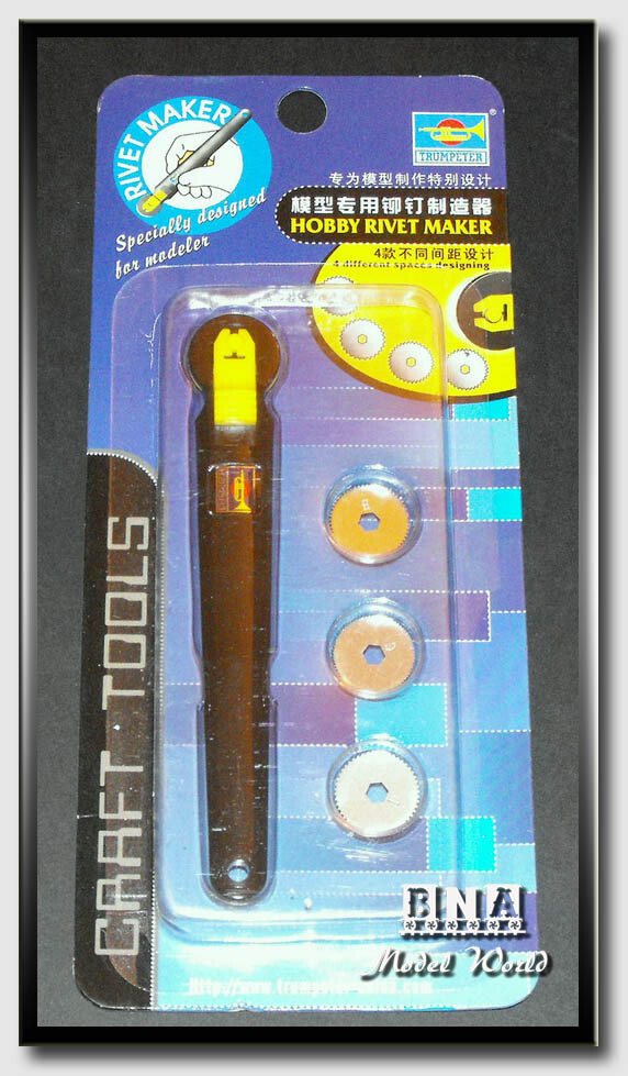 Trumpeter Modelling Tools - Hobby Rivet Maker with 4 Different Spaces Designing