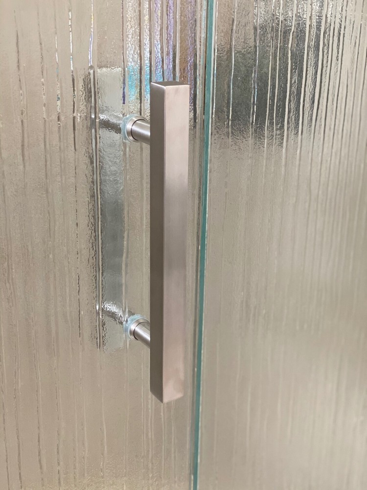 Shower Door Handle - 8" Square Ladder Pull (NEW STYLE)