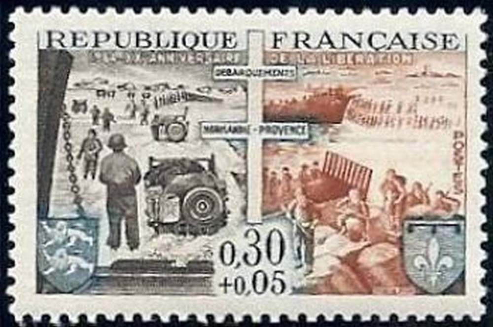 France Yvert No 1409 ** LIBERATION 1964
