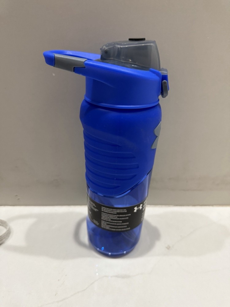New Under Armour Blue Water Bottle 24 Oz
