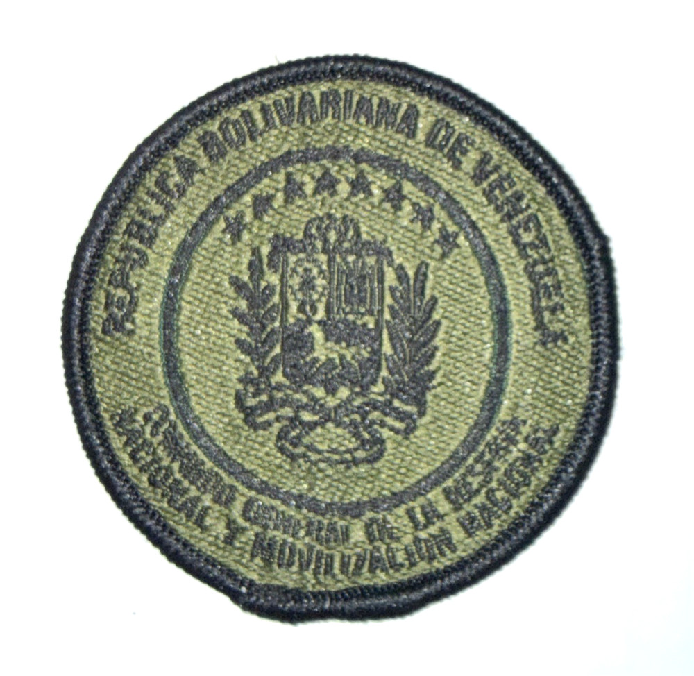 Venezuela: National Reserve & Mobilization General Command Hat Patch