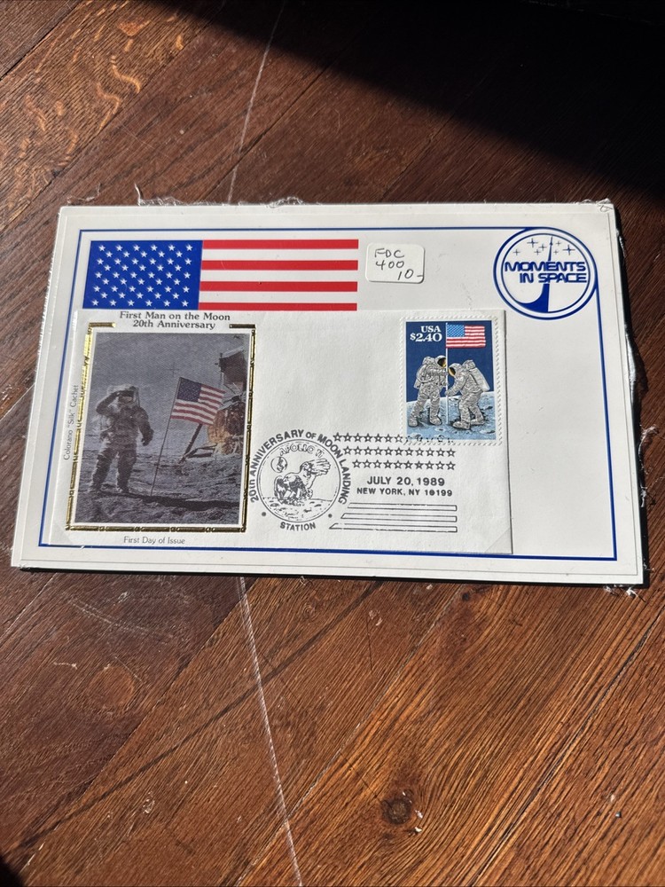 First Man On the Moon 20th Anniversary Envelope
