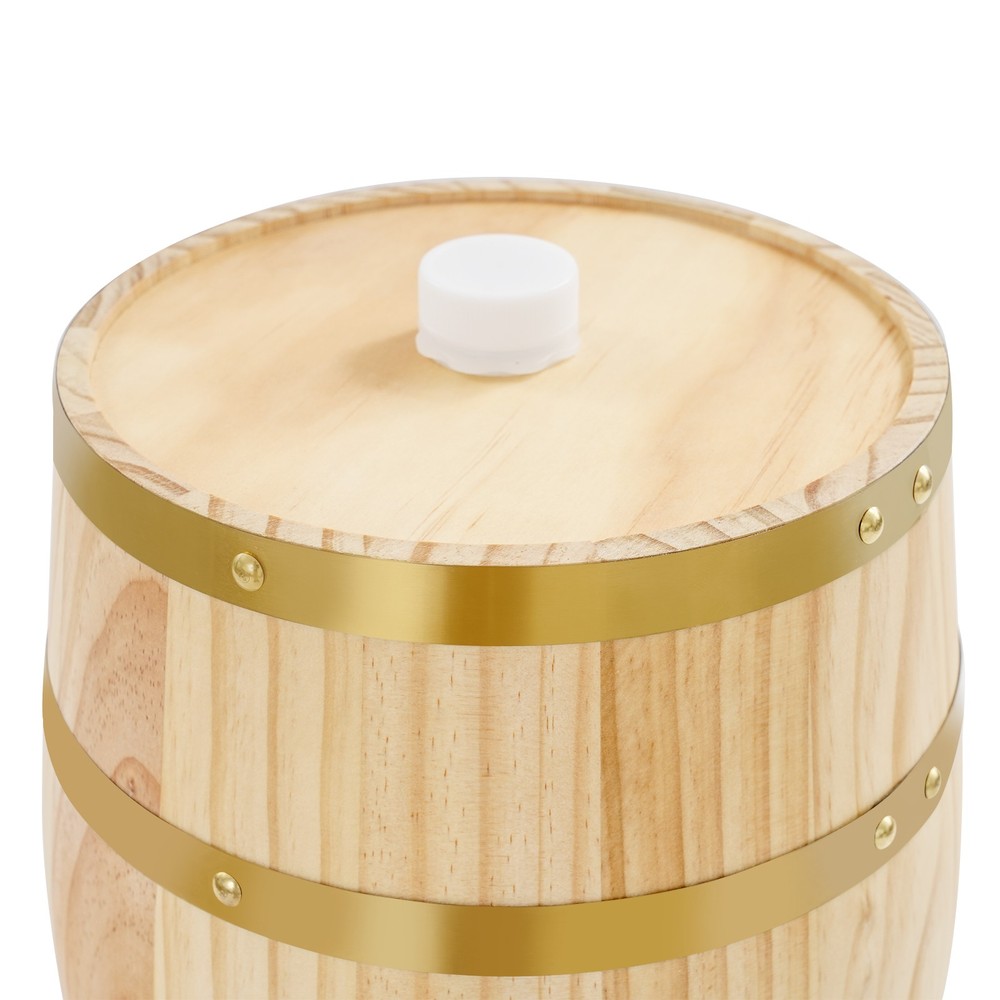 10L Barrel Cask Wooden Storage Wine Brandy Whiskey Beer Dispenser Barrel