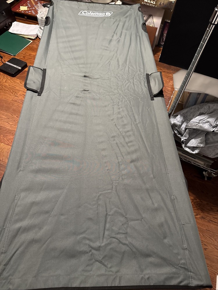 Coleman Pack-Away Cot Used, No Side Table.
