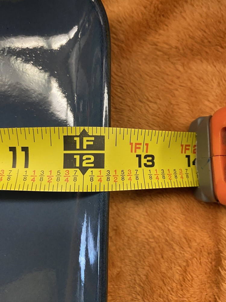 KOOV 2x Large 2x Medium Serving Trays Plates Rectangular Blue