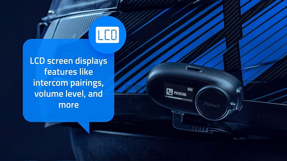 SENA PARANI M10 MOTORCYCLE BLUETOOTH PHONE INTERCOM COMMUNICATIONS UNIT 7105206