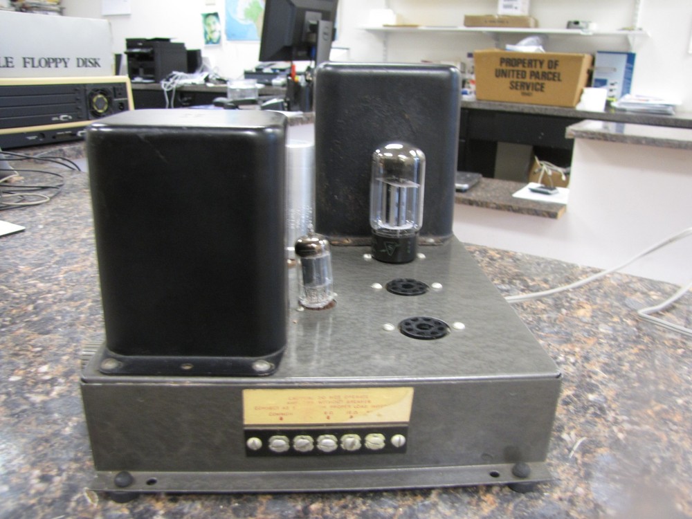 Vintage Heathkit Heath Amplifier A-9 HTF -Powers On- NA46