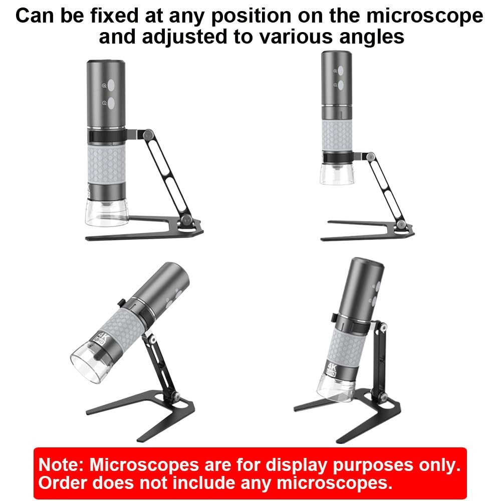 Universal Microscope Stand Bracket Compatible with Stand, Black