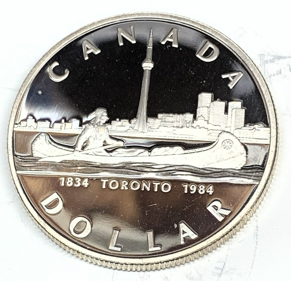 # C7207   CANADA  COIN,   ONE DOLLAR    1984 UNC.