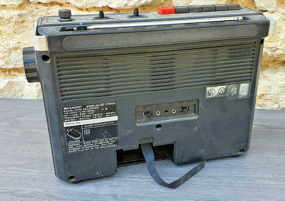 Vintage Sharp GF-1754 K7 Radio Transistors Non Functional