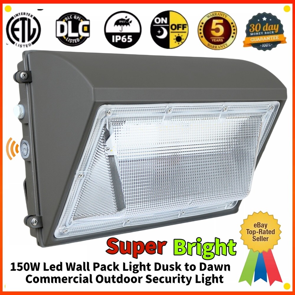 LED Wall Pack Light 150W Warehouse Parking Lot Security Wallpack Light Fixture