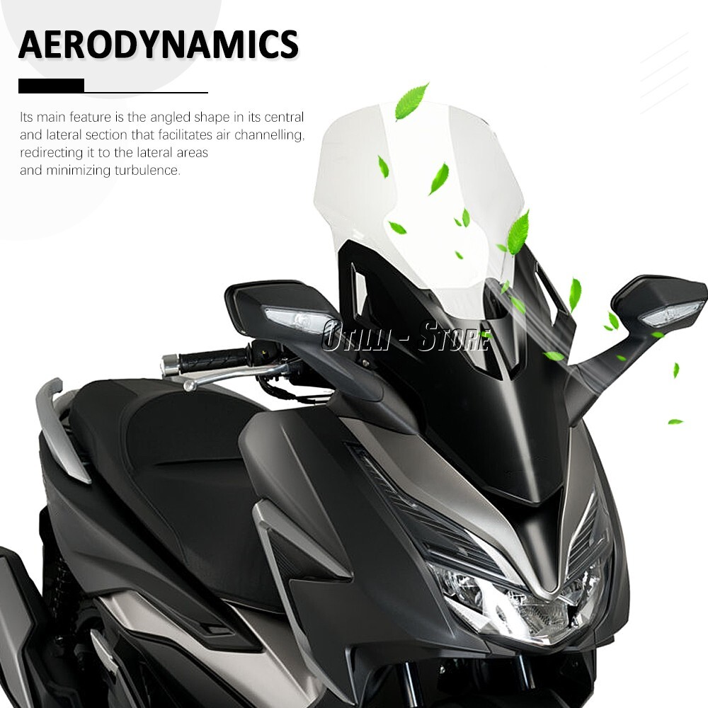 Motorcycle Front WindScreen Windshield Deflector For HONDA FORZA350 NSS350 2021-