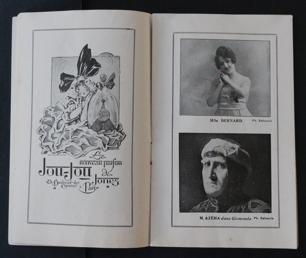 Program 1921 Theatre COMIC OPERA illustrator Barjansky Madame Butterfly