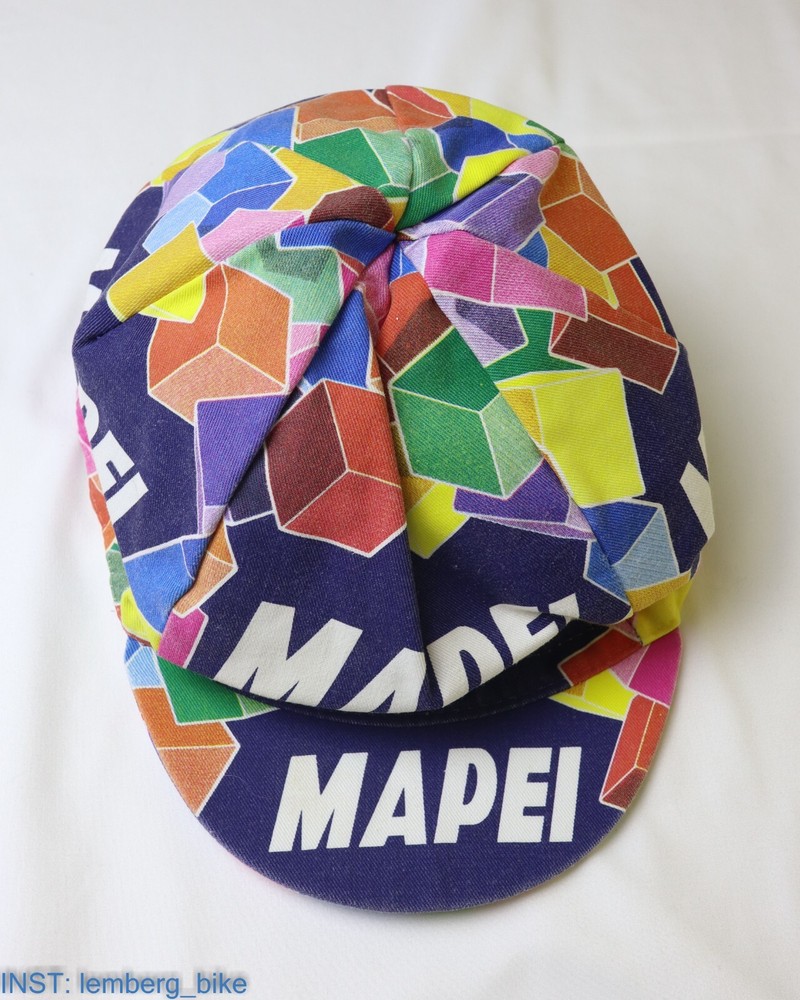 team mapei vintage cycling cap