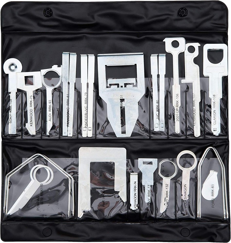 PROFESSIONAL 36 PCS CAR CD RADIO STEREO HEADUNIT REMOVAL RELEASE KEY TOOL SET