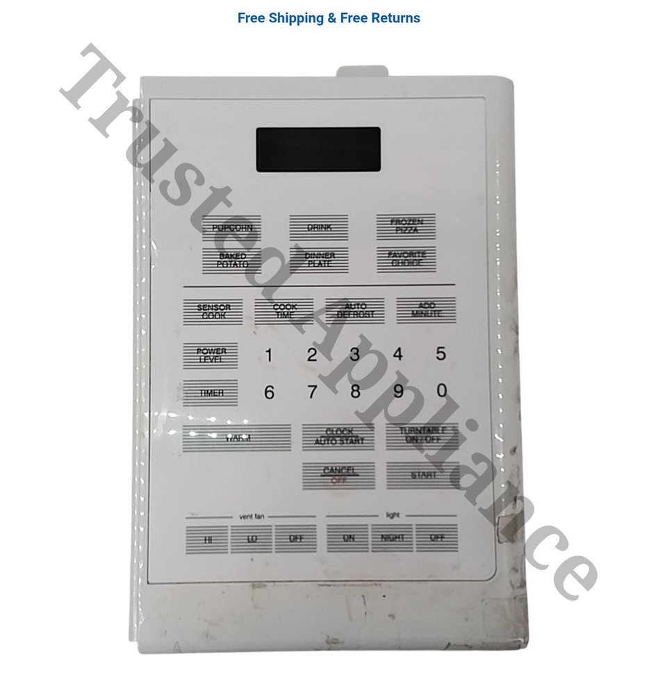 Microwave Control Panel Console 56001261 WHITE