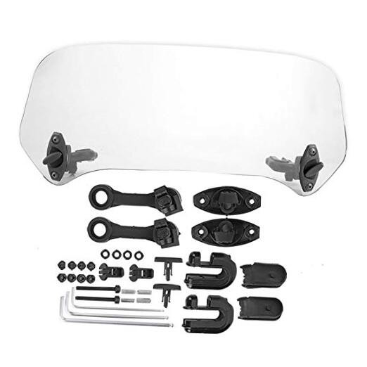 for Motorcycle Windshield Extension Clips  Universal Transparent small
