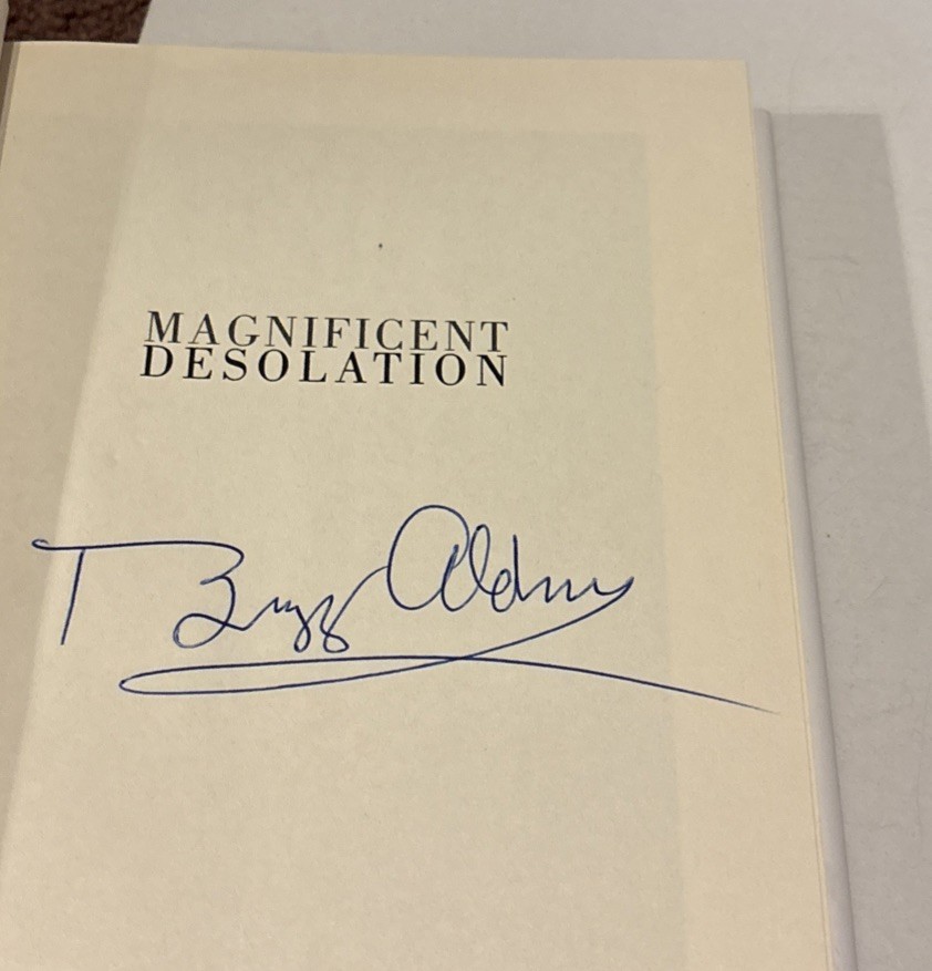 Buzz Aldrin Signed Magnificent Desilation Autographed Hc Jsa Sticker Coa