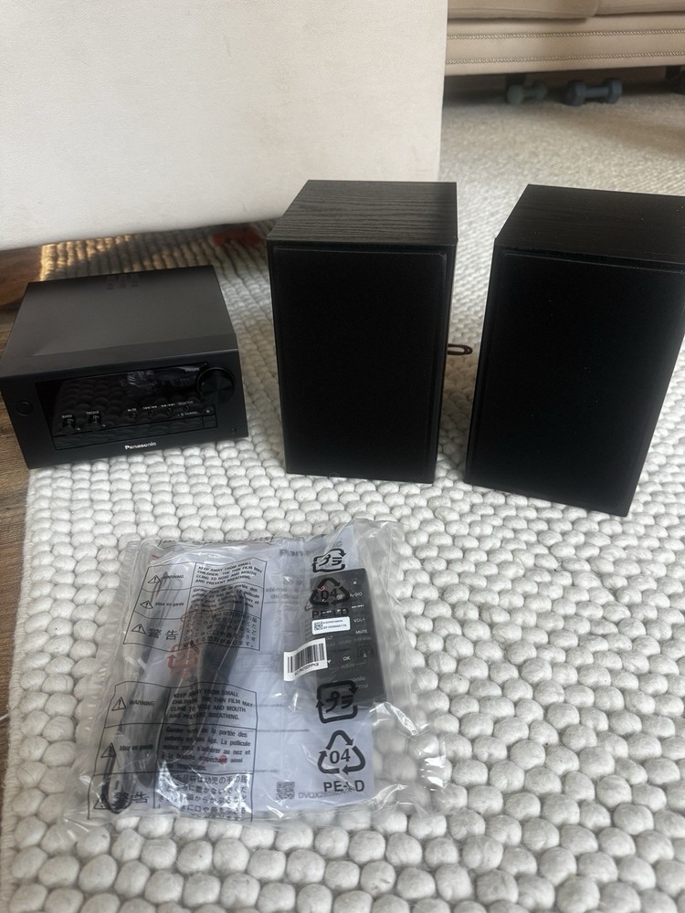 ⚠️READ⚠️Panasonic Compact Stereo System CD, Bluetooth & FM Radio (SC-PM700PP-K)