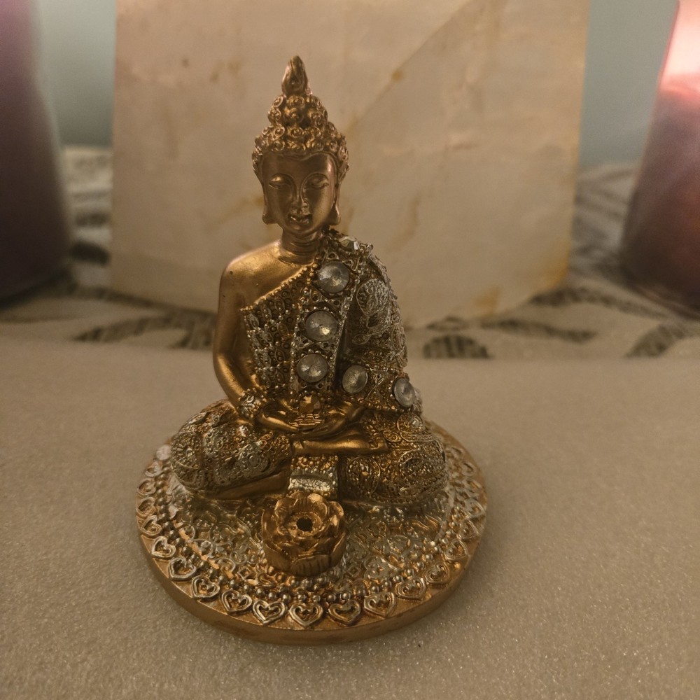 BUDA INCENSE HOLDER WITH INCENSE