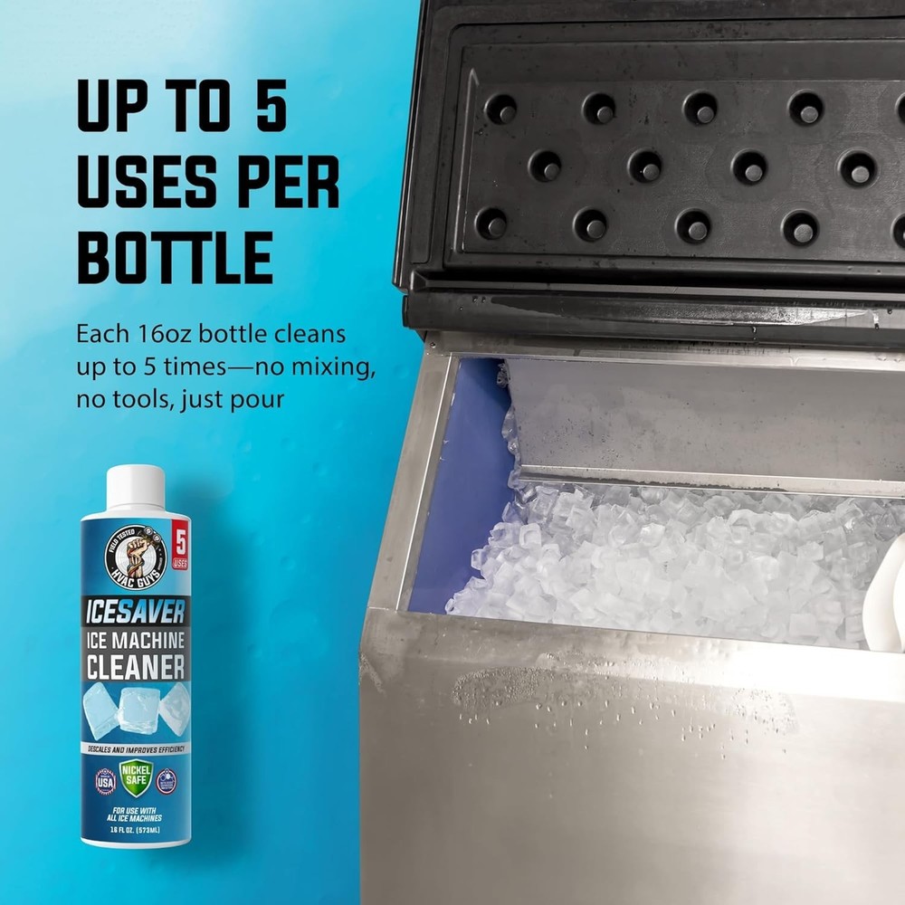 Unscented 16oz Ice Machine Cleaner - Effective Scale and Mineral Removal