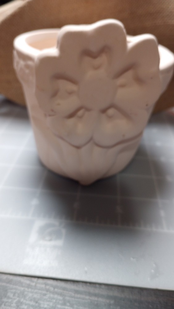 Arts And Crafts Unpainted Ceramic Flower Pot