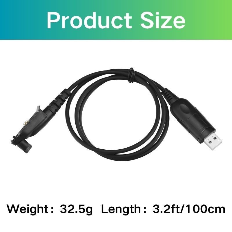 USB Programming Cable for Retevis RT29 RT29D NR30 RT48 RB23 NR30S HD1 HD2 HA1G
