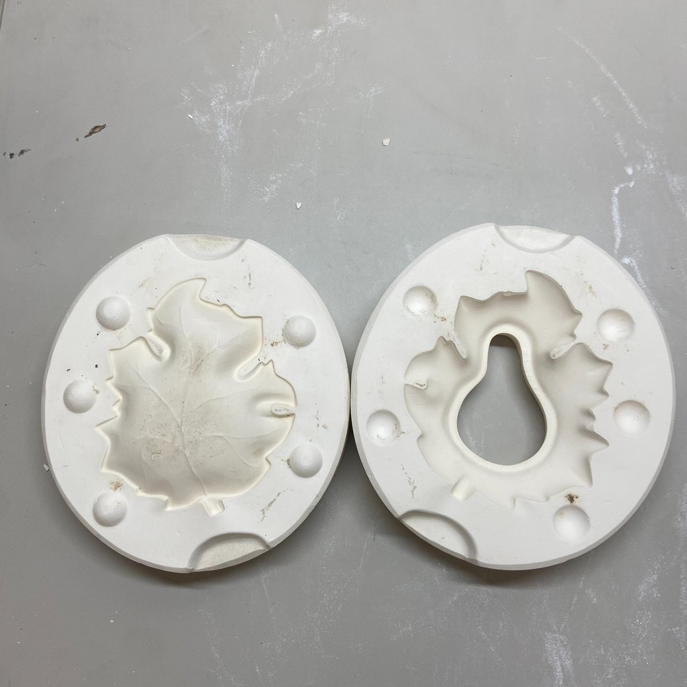 Unbranded Ceramic Slip Casting Mold Small Leaf Figurine