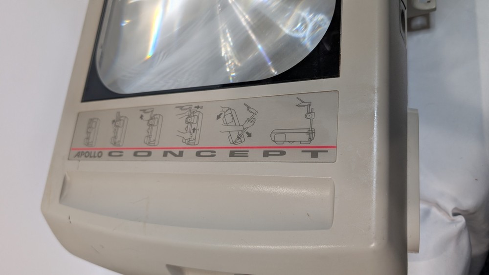 Apollo Concept 2210 Portable Overhead Projector Folding Tested Working