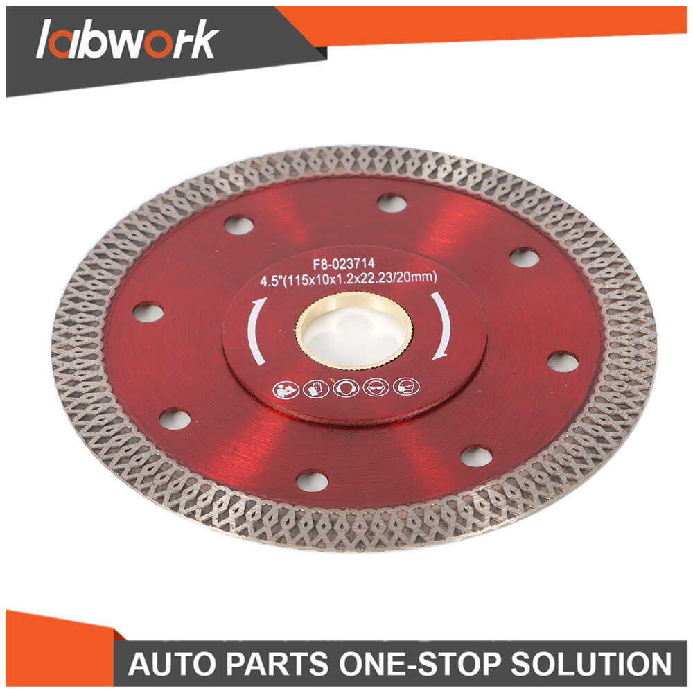 Labwork Diamond Porcelain Saw Blade Super Thin Ceramic Cutting Disc 2 Pack 4.5"