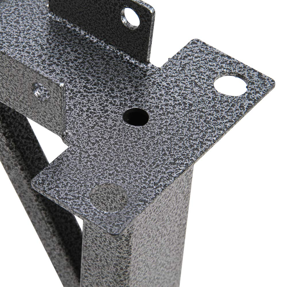 Adjustable Trailer Side Ladder Rack for Enclosed Trailers Exterior Wall Mount