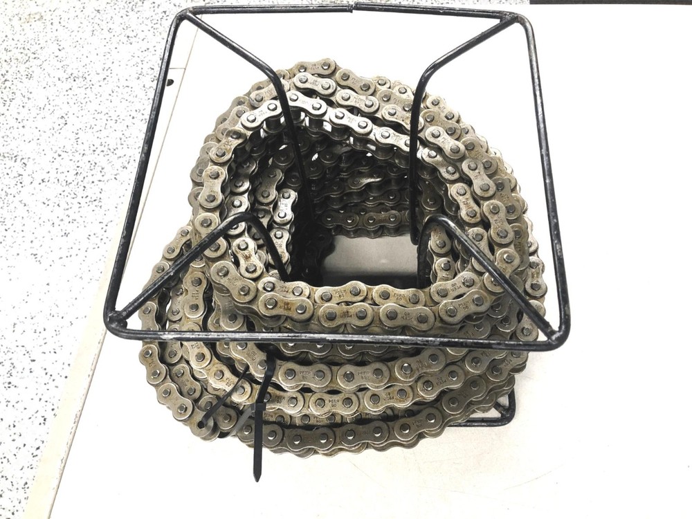 Peer Chain Approx 40 Ft. Roller Chain W/ 1" Pitch #80 (NOS)