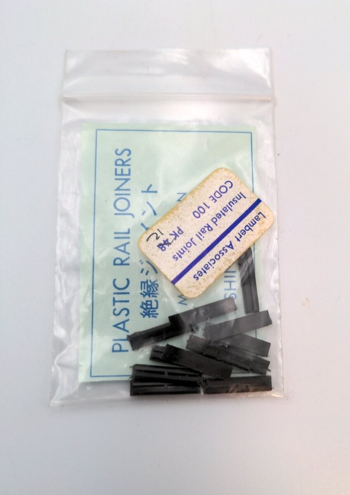 Lambert HO Code 100 Insulated Rail Joints (Pack of 12)