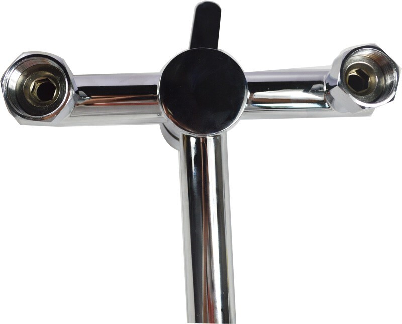 TECHTONGDA 1 PC 20in Universal Copper Core Double Joint Faucet Wall Mounted