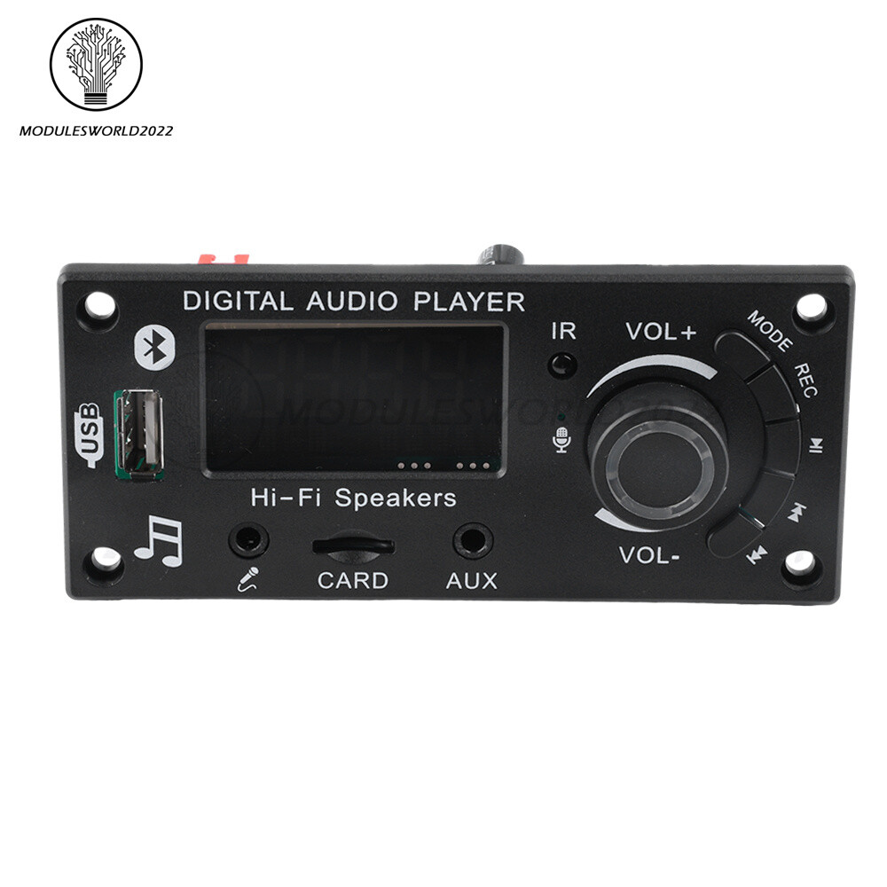 DC5-25V MP3 Decoder Board 2*50W Bluetooth Amplifier Car Audio Player FM Radio