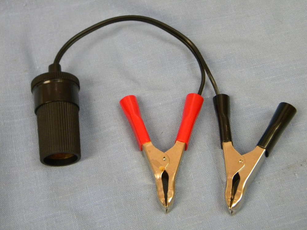 12 volt Socket Connector Direct to Battery Cigarette Lighter Type Socket